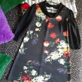 Женское новое платье цветочный принт