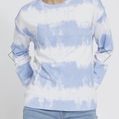 Стильний бавовняний світшот з ефектом Тай-Дай від Dunnes, розмір М. Новий. 52% бавовна.