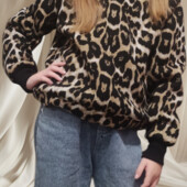 Тепла кофта на флісі на дівчинку 8-10 років