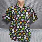 Мужская новогодняя рубашка( Star wars), р.S