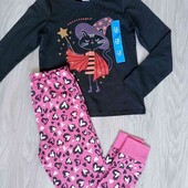 Little kids + George новый хлопковый пижамный комплект на девочку рост 128 см