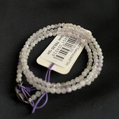 Лавандовый аметист на серебряной нитке