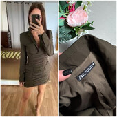 ❄️ І ще одна бездоганна сукня жакет від Зара має підкладку