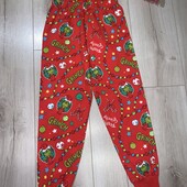 Новий стан.Штанці піжамні Грінч на 7-8років.