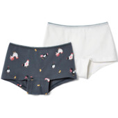 ♕Лот 1 шт♕ Трусики для дівчинки з органічної бавовни, Tchibo (Німеччина) розмір 110-116,білий