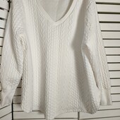 2хл білий светр