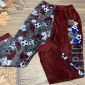 Плюшевые пижамные штаны на 13/14 лет