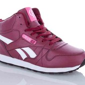 Крутые женские ботинки с мехом в стиле"Reebok".