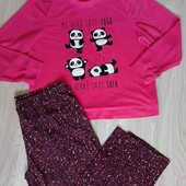 Dunnes stores + M&S женский пижамный комплект флис + хлопок размер L евро 44/46