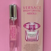Versace Bright Crystal Absolu 20 мл. Романтичный, фруктово-цветочный аромат ❤️