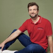 Футболка поло із бавовняного піке від бренду Livergy L 52/54