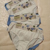 Трусики Pepperts 4 шт в наборі 100% бававна. 122/128 4142