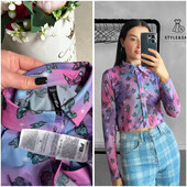 ❄️ Блуза сіточка з метеликами