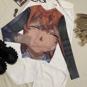 Лонг/реглан сітка в принт аніме