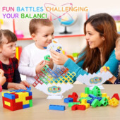 Настольная игра балансир строительные блоки тетрис башня tetris tower