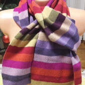 Теплий вовняний шарф