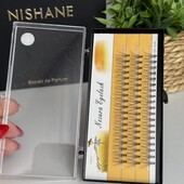 Nesura Eyelash Premium Накладные ресницы пучковые С 12 мм, 60 шт.