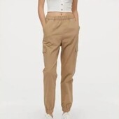 Штани джоггери карго з кишенями від H&M , розмір 38 евро=44