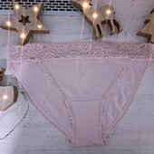 Хлопковые трусы с кружевом L 44/46 размер евро. Германия