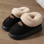 Класні чорні тапочки уггі 37/38см (устілка 24.3см) теплі та зручні