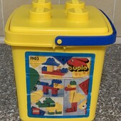 Lego duplo 94!!! деталі у фірмовому пластиковому контейнері