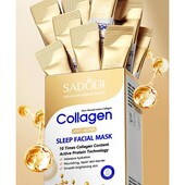 Набір нічних , незмивних масок для обличча з колагеном проти зморшок антивіковий 4 мл x 20 ст