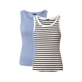 Лот с 2 маек в рубчик   Esmara S evro 36/38+6 