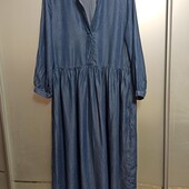 Платье джинсовое,лиоцел 100%,размер евро 14