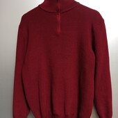 Свитер теплый вязаный