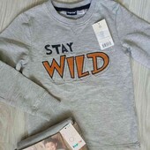 Lupilu брендовый новый теплый свитшот внутри начес на рост 110/116 см