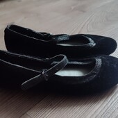 Бархатні туфлі Next р1(устілка 20,5см)