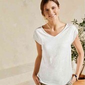 Стильная льняная футболка Esmara М  evro 40/42 оверсайз