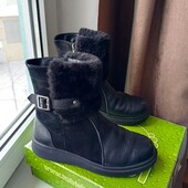 Сапоги зима Tobi. Натуральна шкіра, устілка від краю до краю 23,5 см.