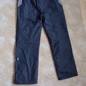 Классные теплые штаны плащевка на флисе для зимы!Adidas