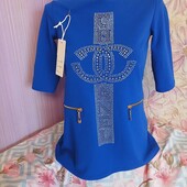 нові реглани-.туніки .для дівчинки.з стразами.Турция