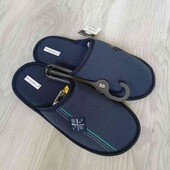 Inextenso брендовые новые текстильные тапки цвет синий размер евро 43/44