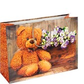 Пакет кольоровий великий горизонтальний 36х25х12см