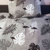 Простирадло двоспальне та дві наволочки 50х70 см. Бязь Голд.