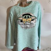 Плюшевая пижамная кофта размер 2ХЛ/3хл