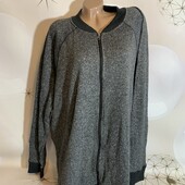 Мужская кофта на молнии размер 3ХЛ, состояние хорошее