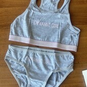 Комплект дитячої білизни для дівчинки топ + труси