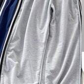 1 шт = сірі! Базові штани з лампасами , трьохнитка на флісі , розмір 42-46