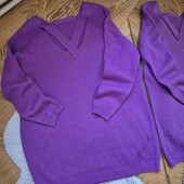 Шикарний колір фіалки, тепле, в'язане плаття, красива спинка ❄️Стан нового