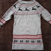 Тепла зручна сукня-туніка