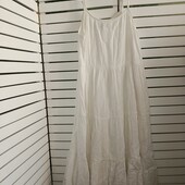 Primark uk10 муслінова біла сукня
