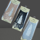 Сліди котон+мереживо 5 пар асорті.