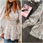 ❄️ Симпатична блуза в квітковий Принт