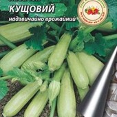 Насіння кабачка Кущовий,10 г, велика пачка