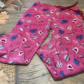 Плюшевые пижамные штаны размер л/хл