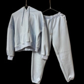 Теплий спортивний костюм блакитного кольору